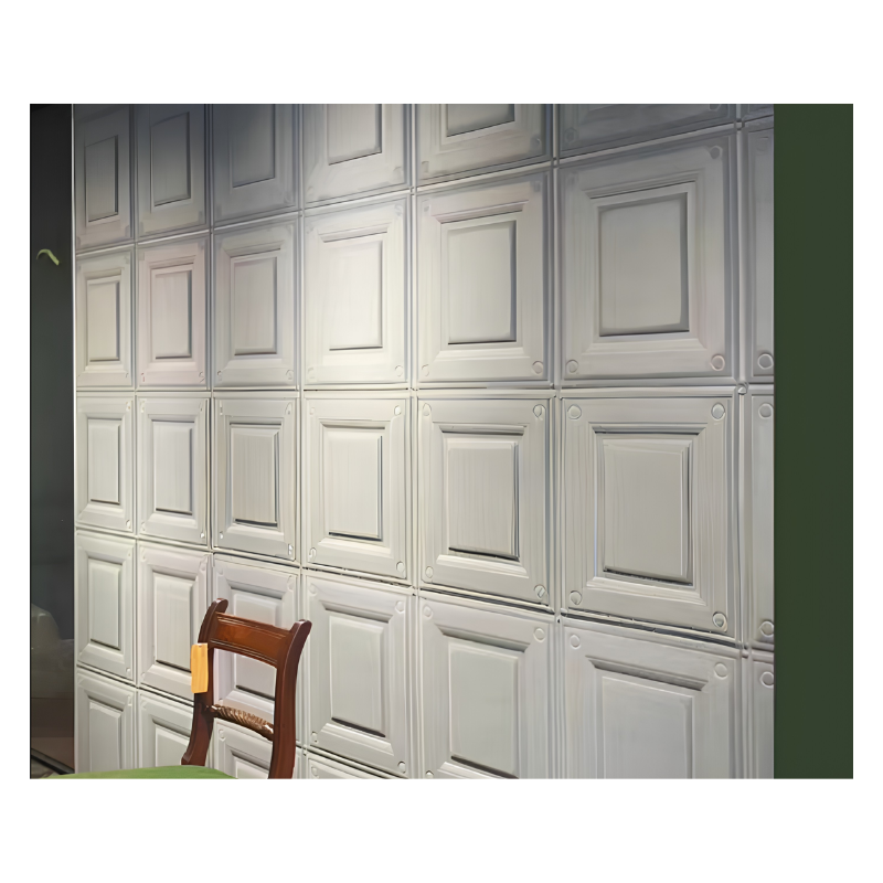 Coffered Panel 3D Wallpaper
